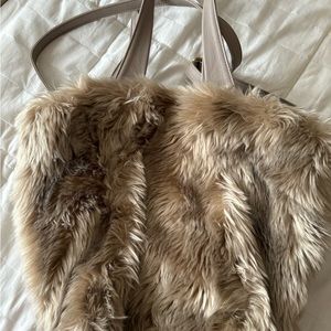 New Remi/Reid large faux fur shoulder bag from Anthropologie